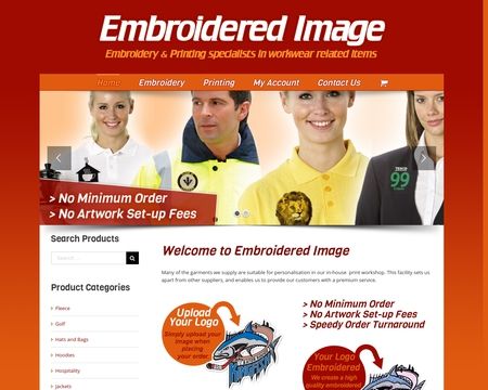 website thubmnail of Embroidered Image