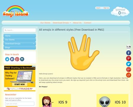 website thubmnail of EmojiIsland