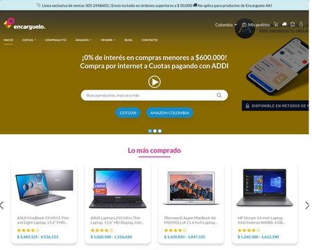 website thubmnail of Encarguelo