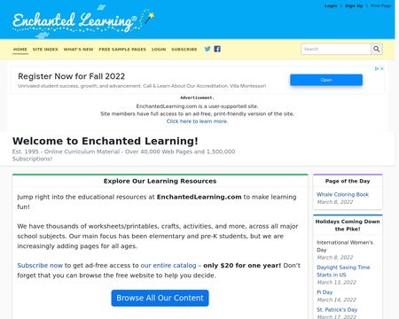 Enchanted Learning