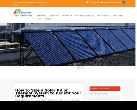 website thubmnail of Energycraft.ie