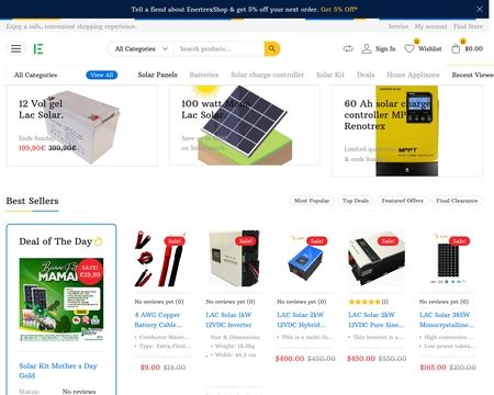 website thubmnail of EnertrexShop
