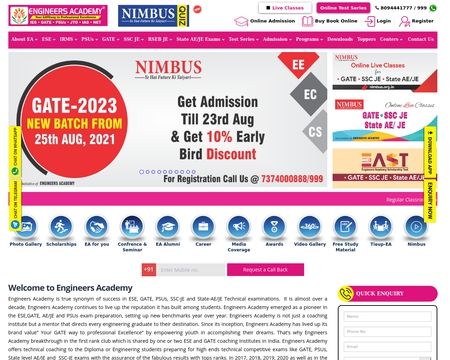 website thubmnail of Engineers Academy