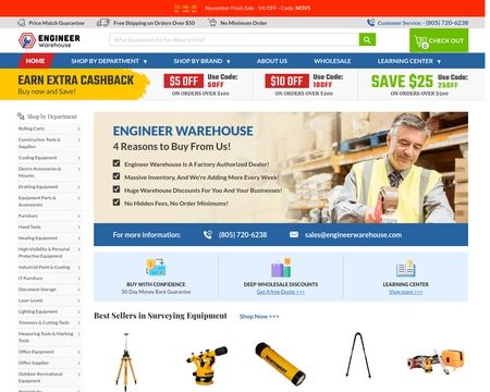 website thubmnail of Engineerwarehouse