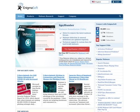 website thubmnail of Enigmasoft Limited