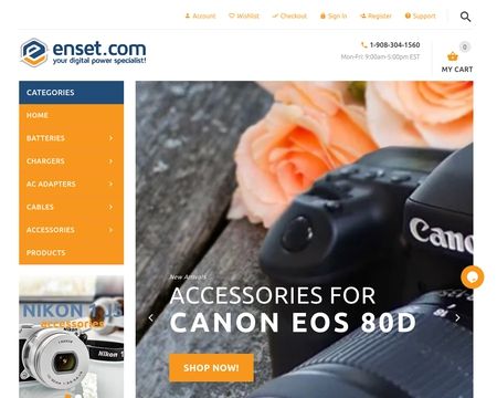 website thubmnail of Enset.com
