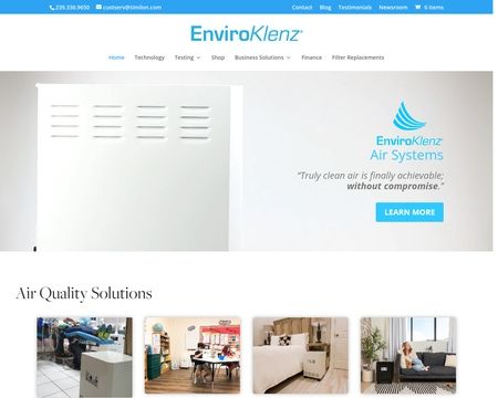 website thubmnail of Enviro Cleanz