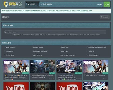 website thubmnail of Epicnpc