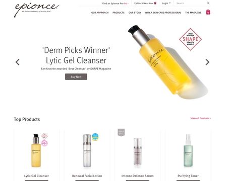 website thubmnail of Epionce
