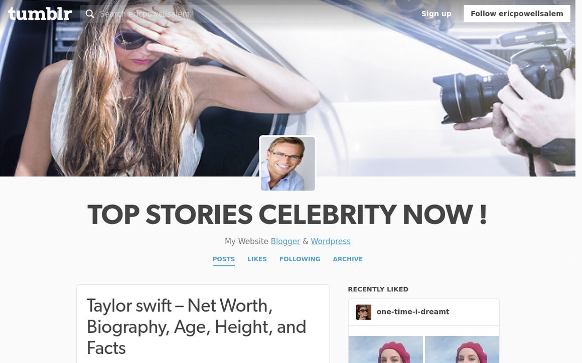 website thubmnail of Ericpowellsalem.tumblr