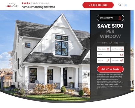 website thubmnail of Eriehome