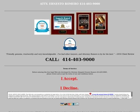 website thubmnail of Ernesto Romero