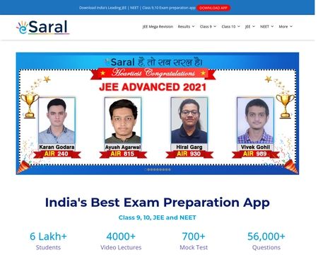 website thubmnail of eSaral
