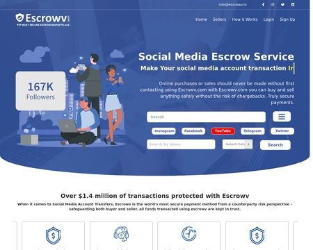 website thubmnail of Escrowv