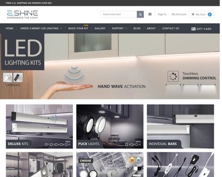 website thubmnail of Eshinestore