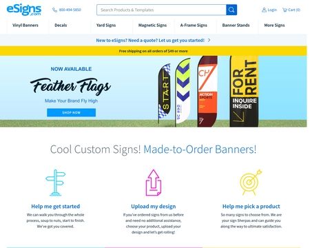 website thubmnail of eSigns