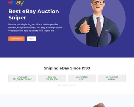 website thubmnail of eSnipe