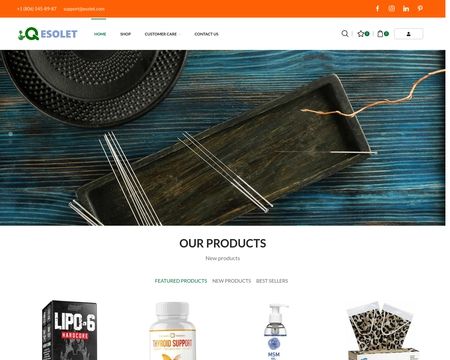 website thubmnail of Esolet