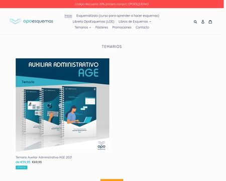 website thubmnail of Esquemas Para Oposiciones.