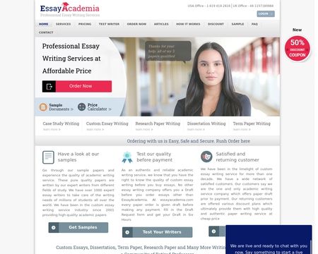 website thubmnail of EssayAcademia