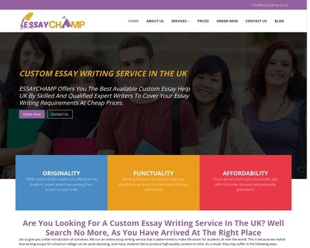 website thubmnail of EssayChamp