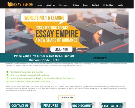 website thubmnail of Essay Empire