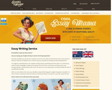 website thubmnail of Essay Mama