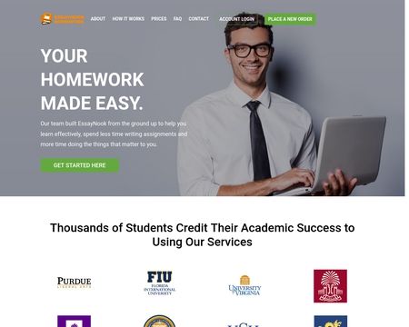 website thubmnail of Essaynook