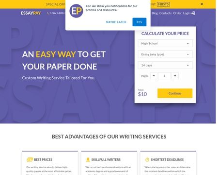 website thubmnail of EssayPay