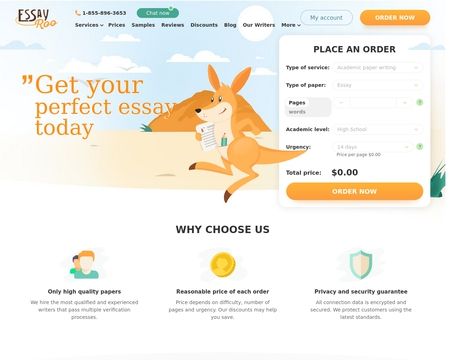 website thubmnail of EssayRoo