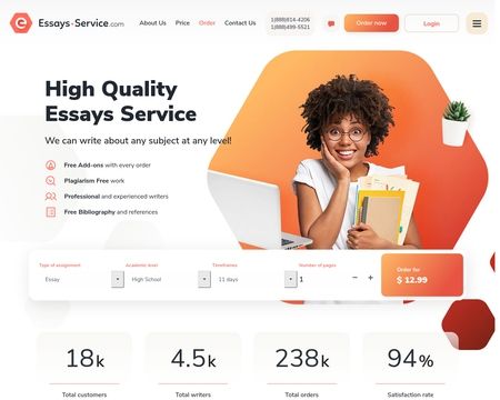 website thubmnail of Essay Service
