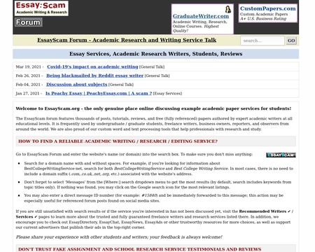 website thubmnail of Essay : Scam