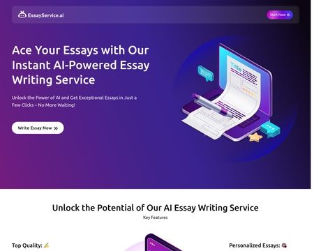 website thubmnail of Essayservice.ai