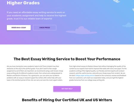 website thubmnail of Essays Heaven
