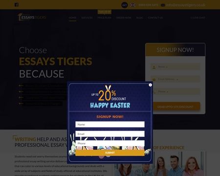 website thubmnail of EssaysTigers