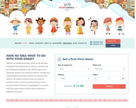 website thubmnail of Essaysworld.net