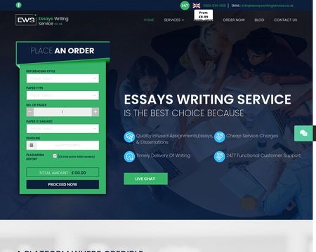 website thubmnail of Essayswritingservice.co.uk