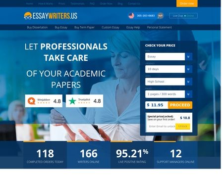 website thubmnail of EssayWriters.us