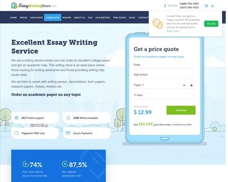 website thubmnail of EssayWritingStore.com