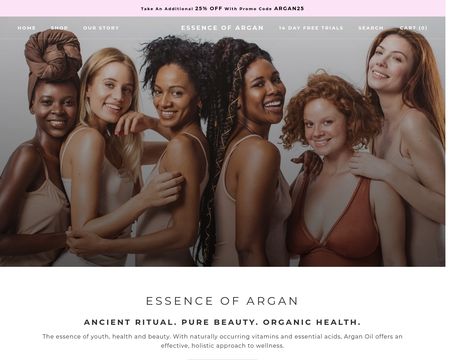 website thubmnail of Essence of Argan