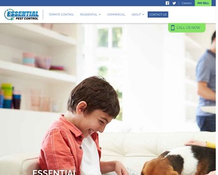 website thubmnail of Essential Pest Control
