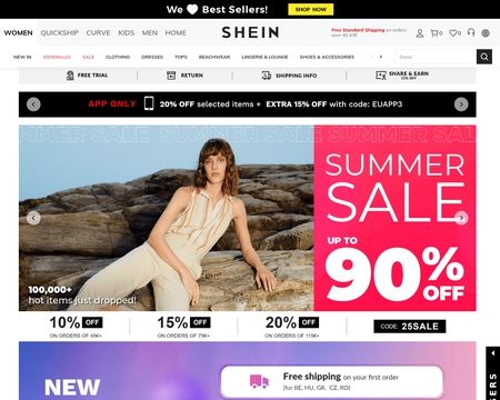 website thubmnail of Euqs.shein