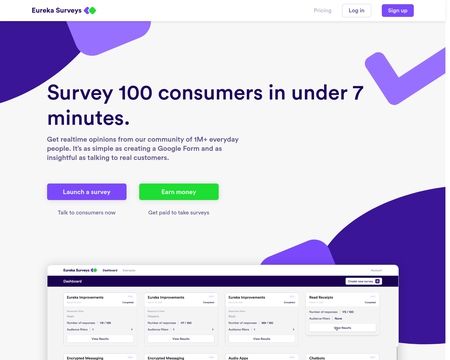 website thubmnail of Eureka Surveys