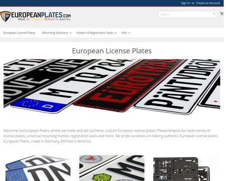 website thubmnail of EuropeanPlates