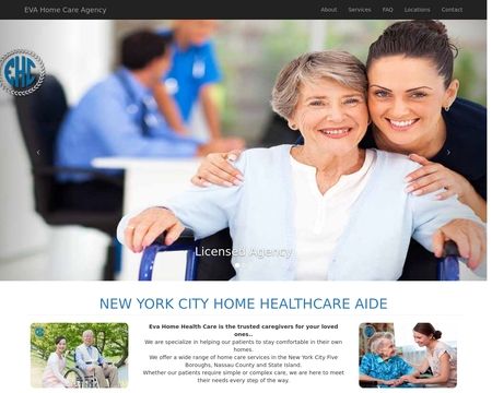 website thubmnail of Evahomecare