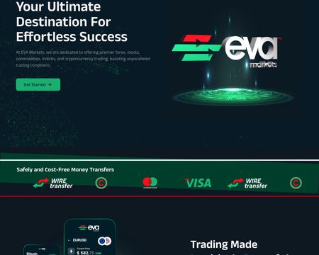 website thubmnail of Evamarkets