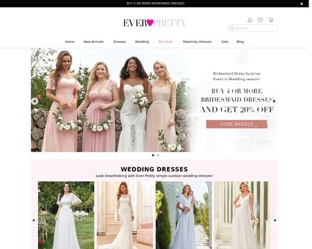 website thubmnail of Ever Pretty