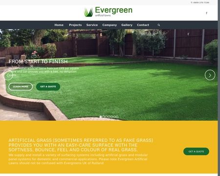website thubmnail of Evergreenartificiallawns.co.uk