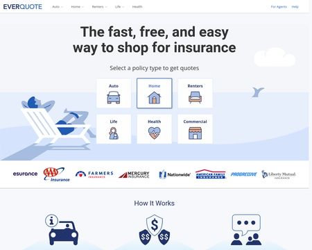 website thubmnail of EverQuote