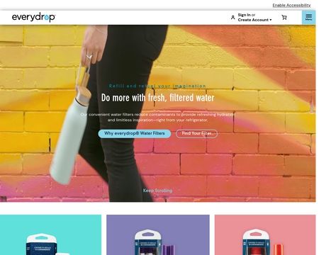 website thubmnail of Every Drop